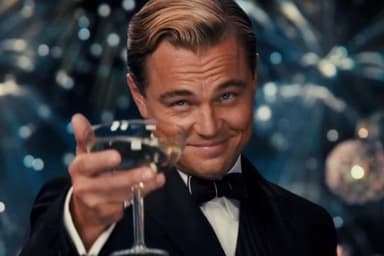 leonardo dicaprio cheers